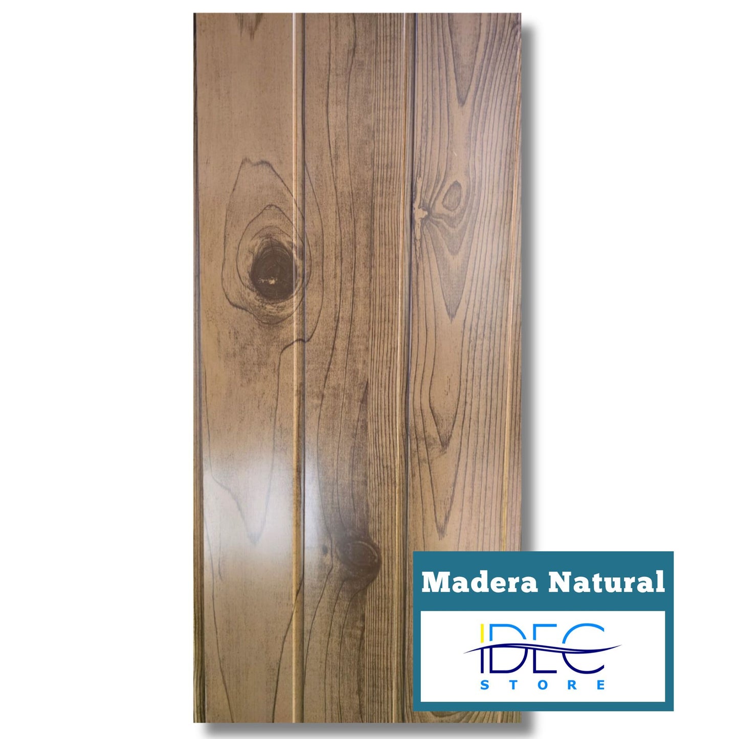 Revestimiento Metal Siding Exterior Interior (Madera Natural)