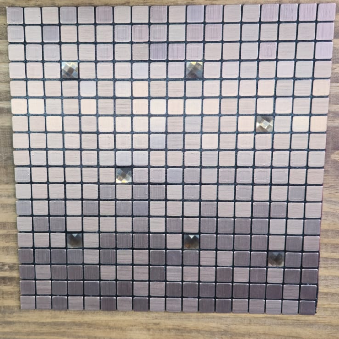 Mosaicos Adhesivos Aluminio 30 x 30 CM Modelo 6