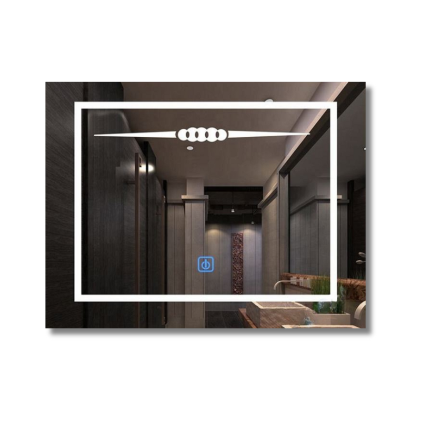 Espejo Inteligente LED (Modelo 2) - 80cm x 60cm