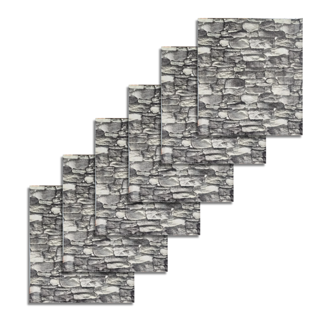 Placa Autoadhesiva 70x77 Diseño Pïedra 9 ( Unidad )