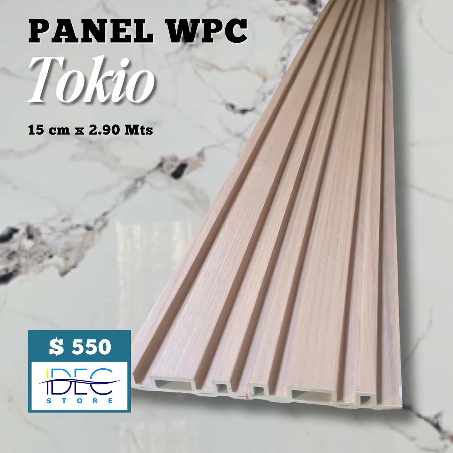 Revestimiento WPC 16 x 290 Tokio