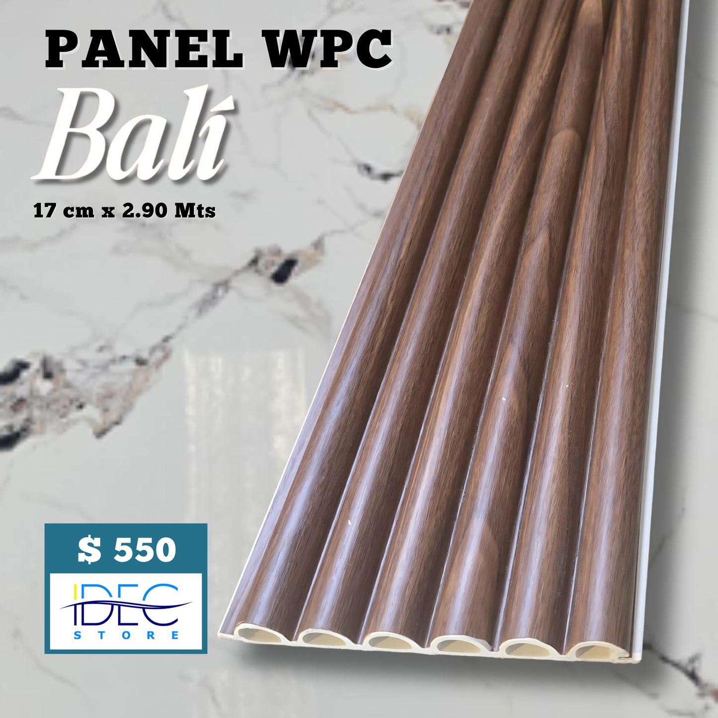 Revestimiento WPC 16 x 290 Bali