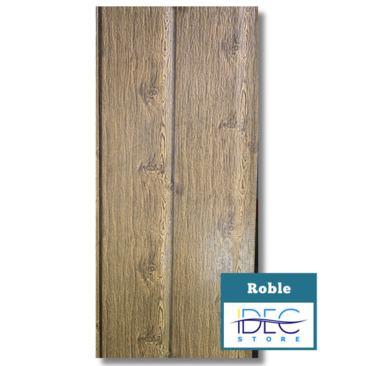 Revestimiento Metal Siding Exterior Interior (Roble)