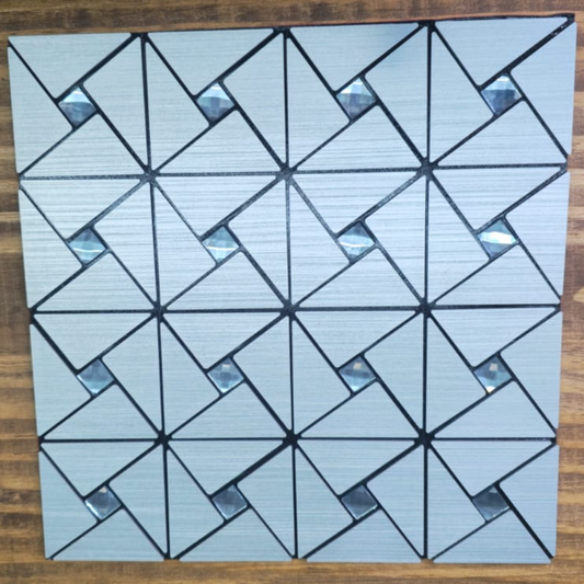 Mosaicos Adhesivos Aluminio 30 x 30 CM Modelo 8