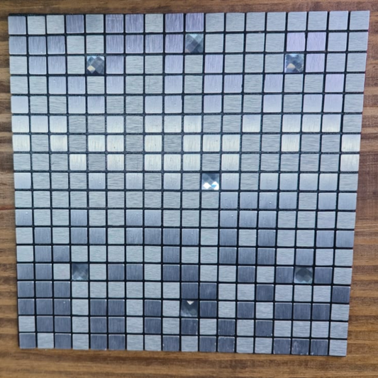 Mosaicos Adhesivos Aluminio 30 x 30 CM Modelo 9