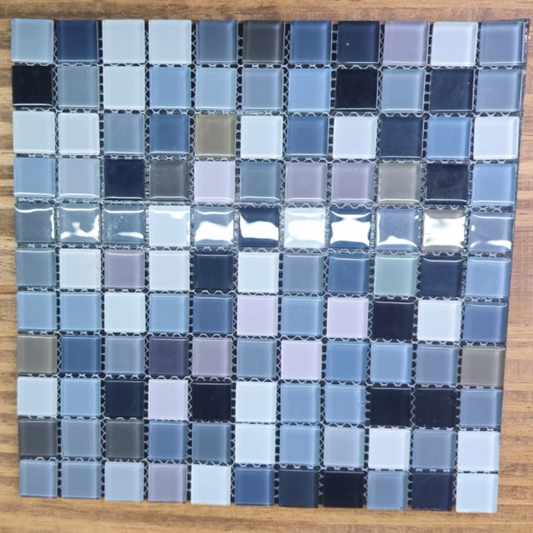 Mosaicos Adhesivos Aluminio 30 x 30 CM Vidrio 1