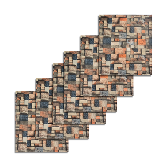 Placa Autoadhesiva 70x77 Diseño Pïedra 5 ( Unidad )