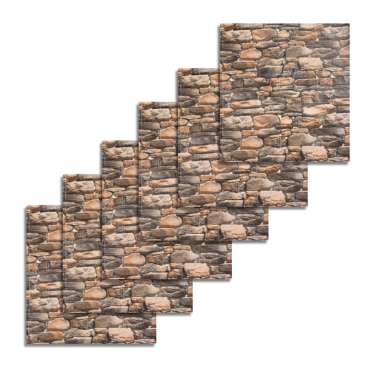 Placa Autoadhesiva 70x77 Diseño Pïedra 3 ( Unidad )