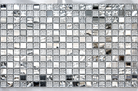 Mosaico 30x30 cm en Vidrio Espejado – Diseño Decorativo Premium