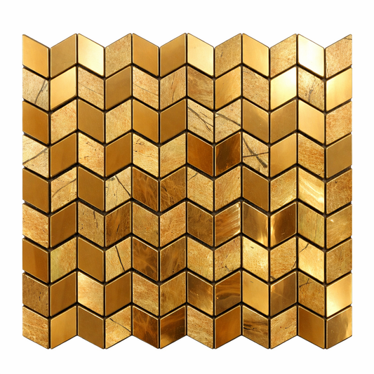 Mosaico 30x30 cm en aluminio – Diseño Decorativo Premium