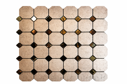 Mosaico 30x30 cm en aluminio – Diseño Decorativo Premium