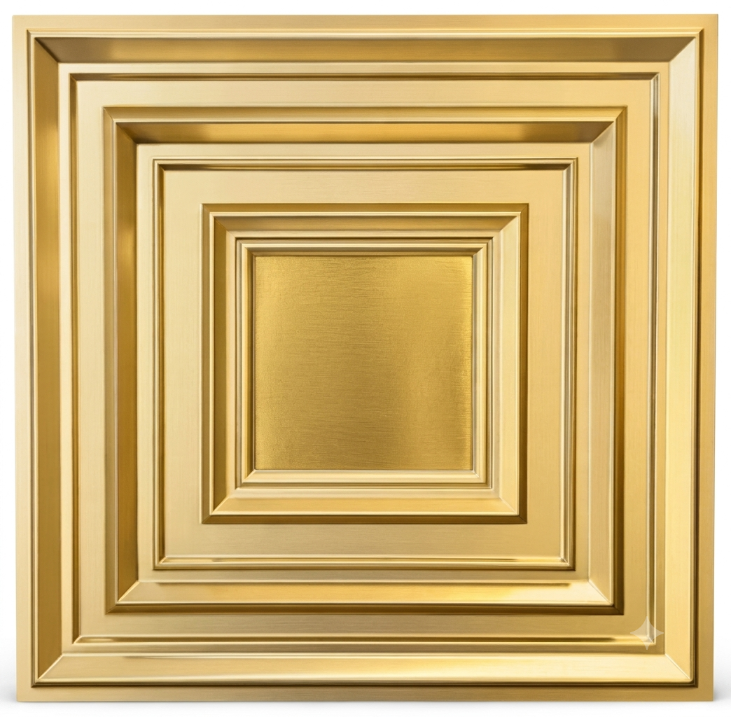 Paneles 3D Espejado 50x50 (Modelo 9)
