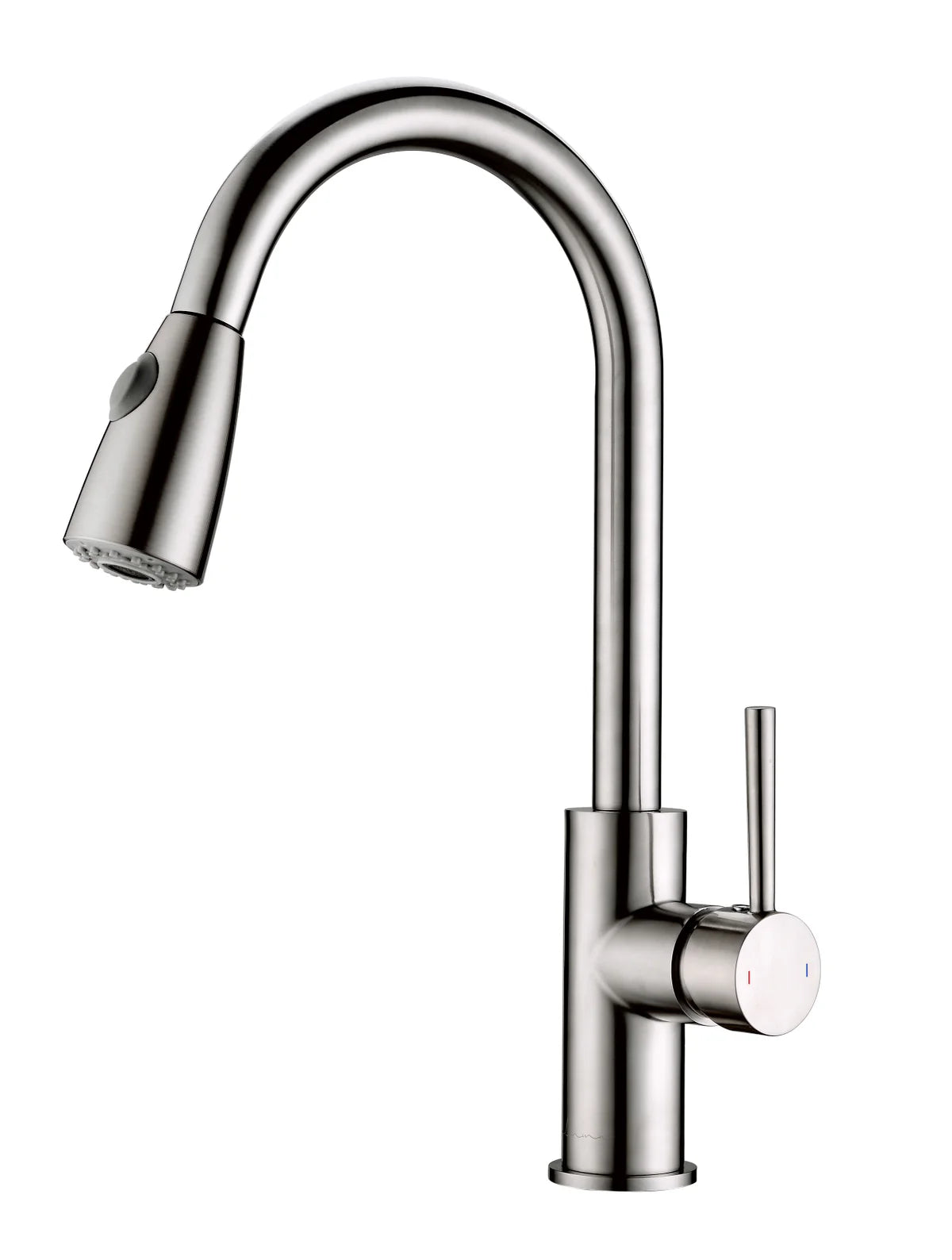 Monocomando Grifo Cocina negro mate y cromado