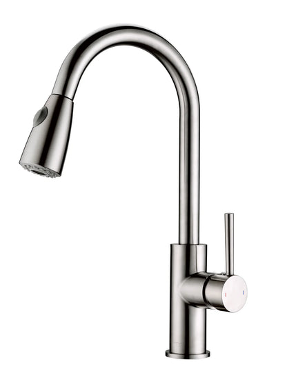 Monocomando Grifo Cocina negro mate y cromado