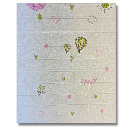 Placa Autoadhesiva 70x77 Modelo Infantil N°6