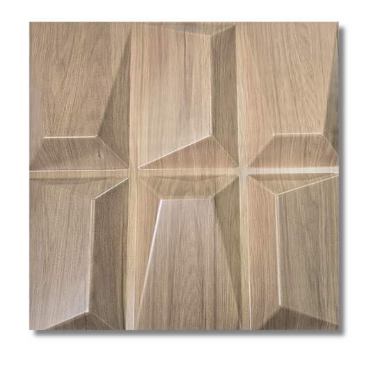 Paneles 3D Simil Madera 50x50 (Modelo 3)