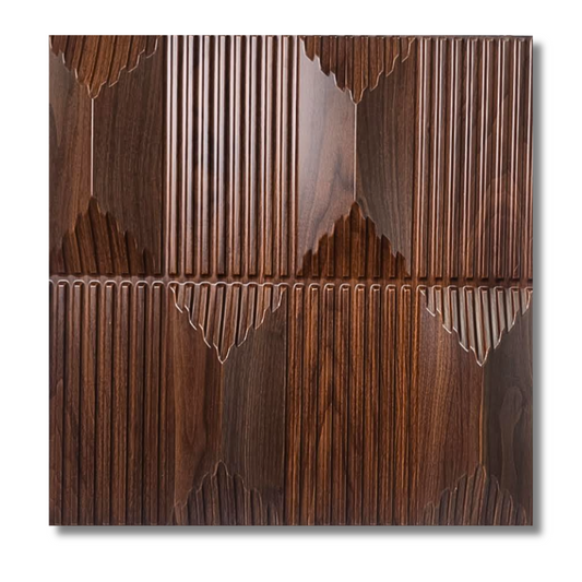 Paneles 3D Simil Madera 50x50 (Modelo 4)