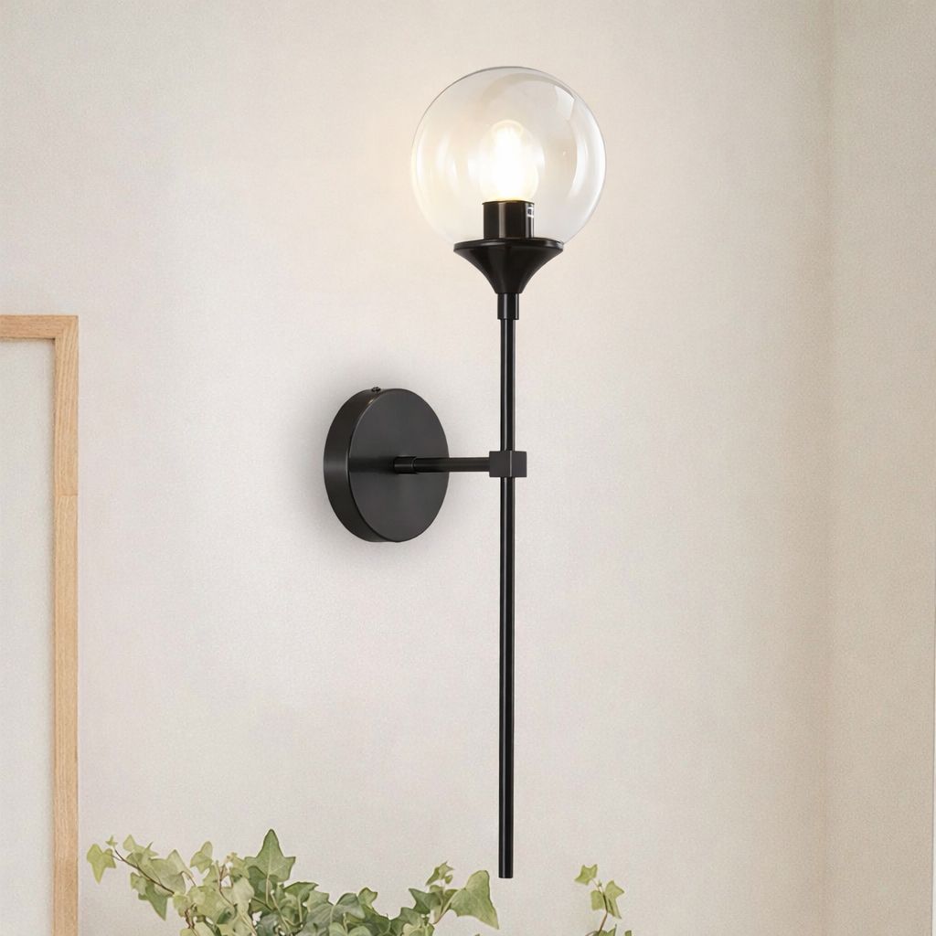 Lámpara de Pared Moderna Globo Vidrio