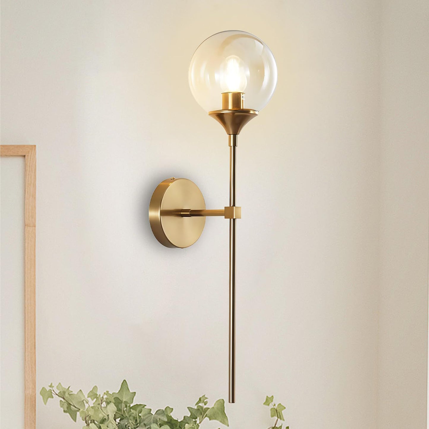 Lámpara de Pared Moderna Globo Vidrio
