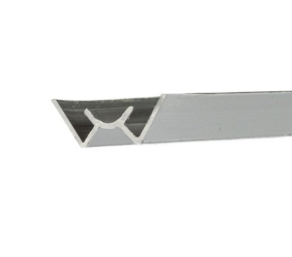 Perfiles de Aluminio Esquina Interna para Placas de Mármol PVC 3m