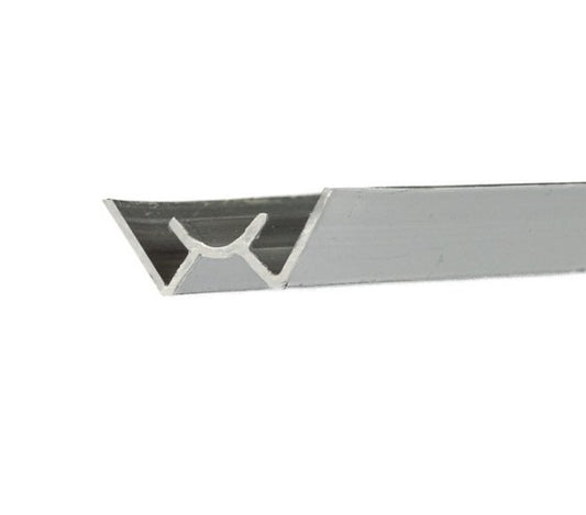 Perfiles de Aluminio Esquina Interna para Placas de Mármol PVC 3m