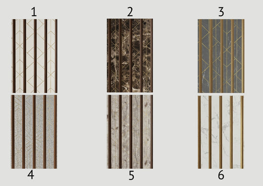 Panel decorativo WPC 30CM  X 2.90 MTS