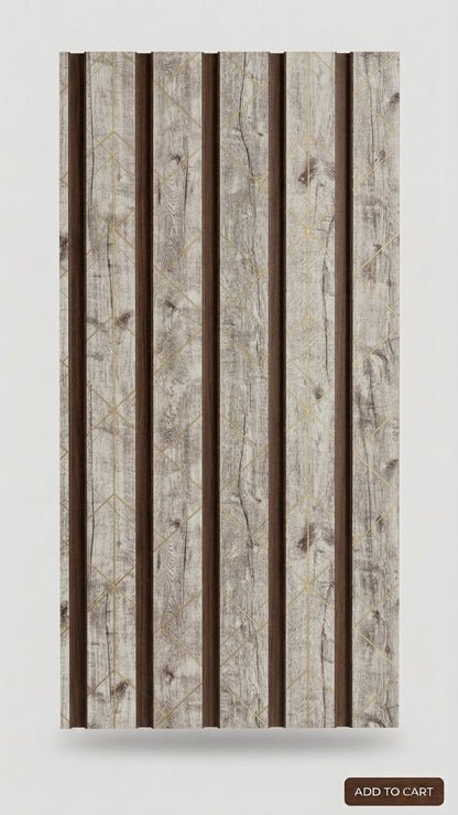 Panel decorativo WPC 30CM  X 2.90 MTS