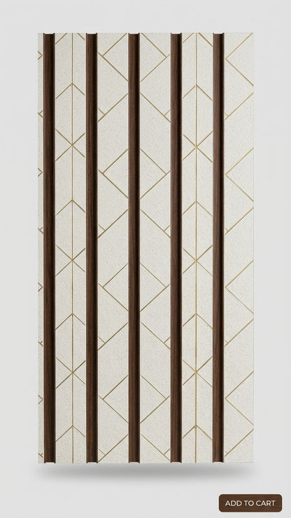 Panel decorativo WPC 30CM  X 2.90 MTS